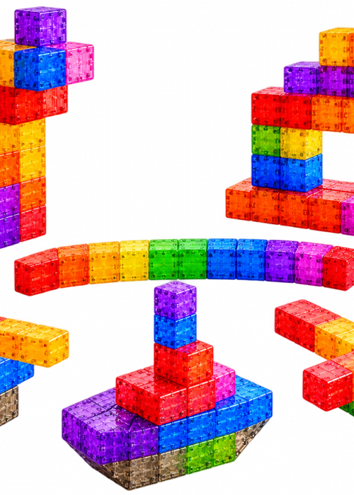 Transparent Magnetic Blocks
